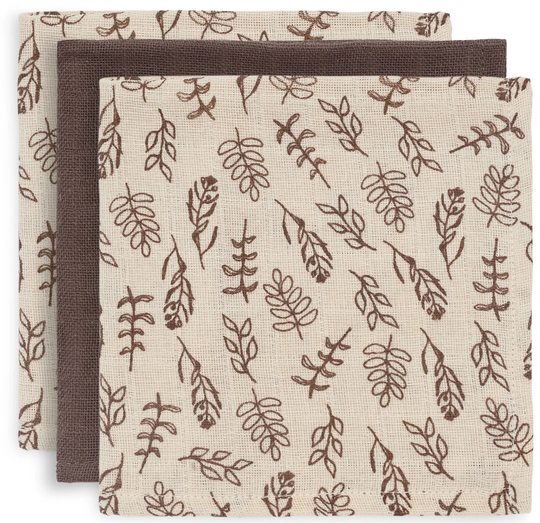 Jollein Pesulaput 3-pack, Meadow Chestnut