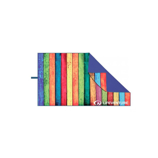 Lifeventure SoftFibre matkapyyhe, striped planks