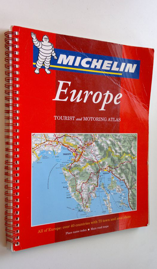 Michelin : Europe : Tourist and Motoring atlas