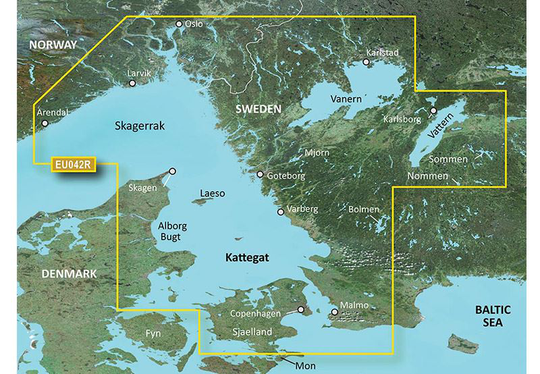 Garmin Oslo - Trelleborg VEU042R - BlueChart g3 Vision mSD, Kartat & Ohjelmistot