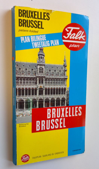 Bruxelles / Brussels patentfolded plan