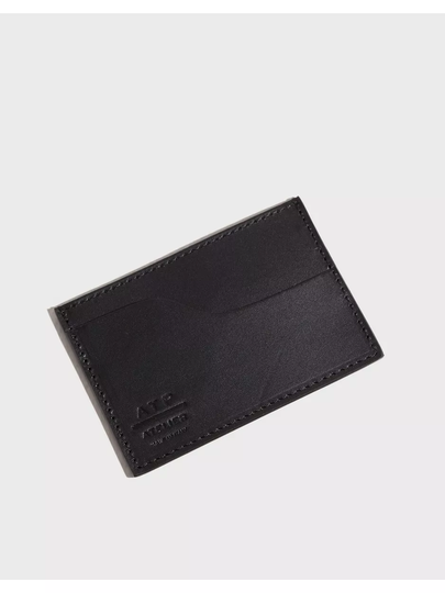 ATP ATELIER Vinci Leather Card Holder Black