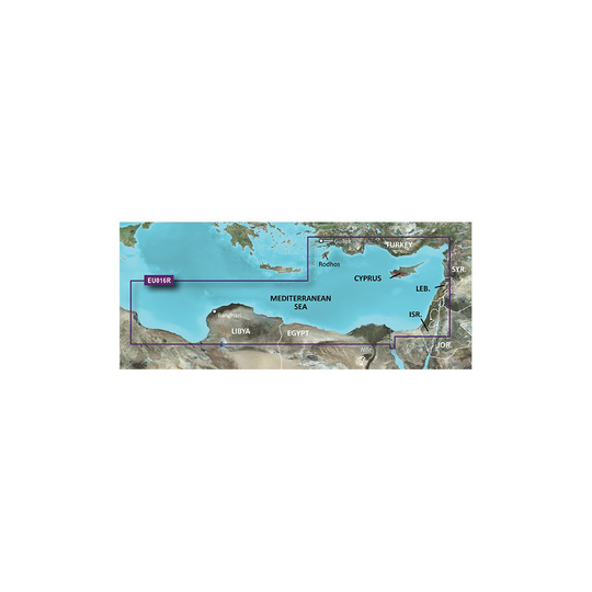 Garmin Välimeri kaakko microSD™/SD™ -kortti: VEU016R, Kartat & Ohjelmistot