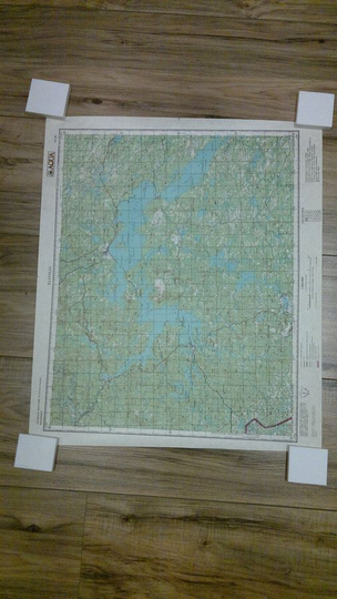 Uhtua (Kalevala) / Uhta (Kalevala) 1:200000 (venäjänkielinen)