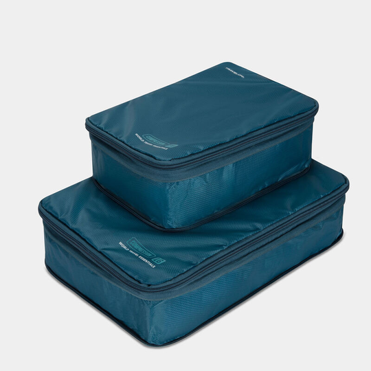Travelon pakkauspussisetti 2 kpl, sinivihreä