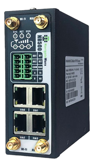 NavigateWorx Dual SIMs 4x Eth Ports 1x RS232 1x RS485 2x DI 2x DO
