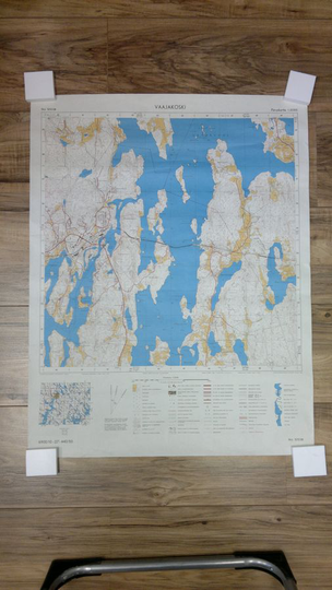 Y ym. Teeriaho (kartoitus) : Vaajakoski peruskartta 1:20000 n:o 3212 08
