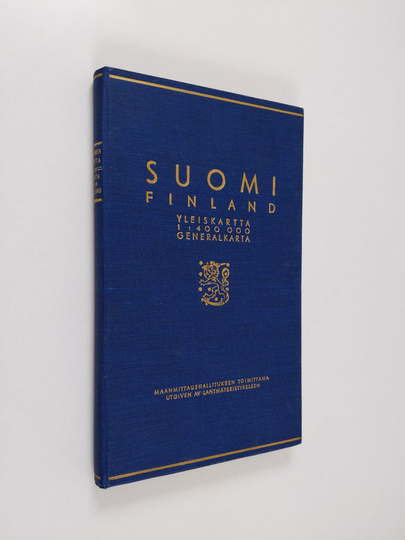 Suomi Finland yleiskartta 1:400000
