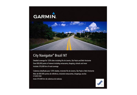 Garmin Brasilien NT Garmin microSD™/SD™ card: City Navigator®, Kartat & Ohjelmistot