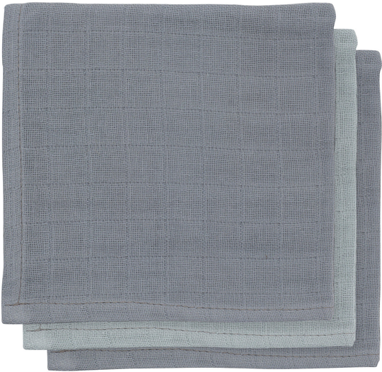 Jollein Pesulaput Bambu 3-pack, Storm Grey