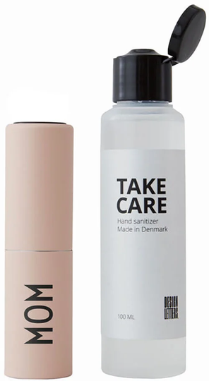 Design Letters Take Care Pullo Käsidesille 20 ml + 100 ml Käsidesi Mom, Nude