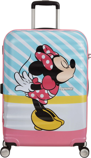 American Tourister Disney Spinner Matkalaukku 64L, Minnie Pink Kiss