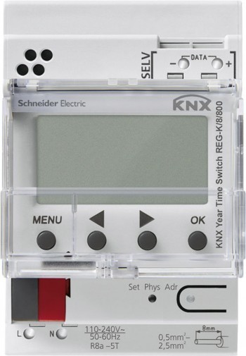 SCHNEIDER ELECTRIC KNX KELLOKYTKIN 8-KAN.DIN