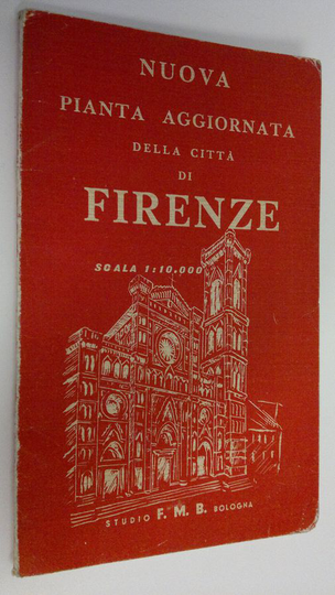 Nuova pianta aggiornata della citta di Firenze - scala 1:10 000