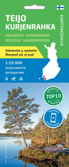 Teijo Kurjenrahka Ulkoilukartta