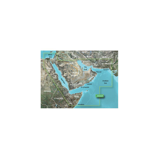 Garmin The Gulf & Red Sea microSD™/SD™ card: HXAW005R, Kartat & Ohjelmistot