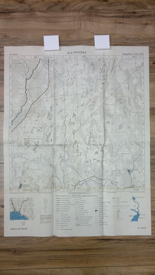 A Ojala (kartoitus) : Ala-Penikka 1:20000 n:o 2543 03