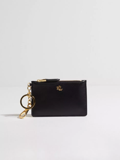 Lauren Ralph Lauren - Lompakot & Korttikotelot - Black - Zip Card Cas-Card Case-Small - Laukut