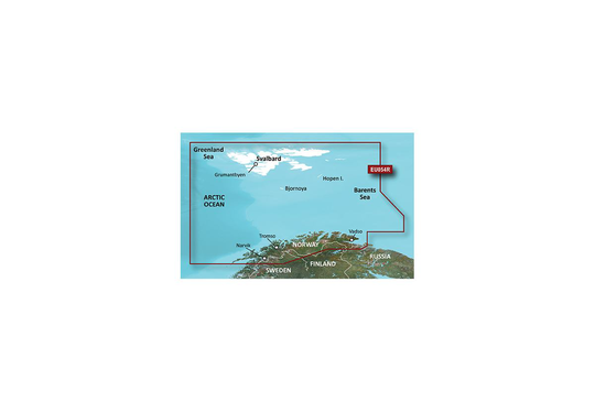 Garmin Vestfjd-Svalbard-Varanger - BlueChart g3 mSD/SD, Kartat & Ohjelmistot