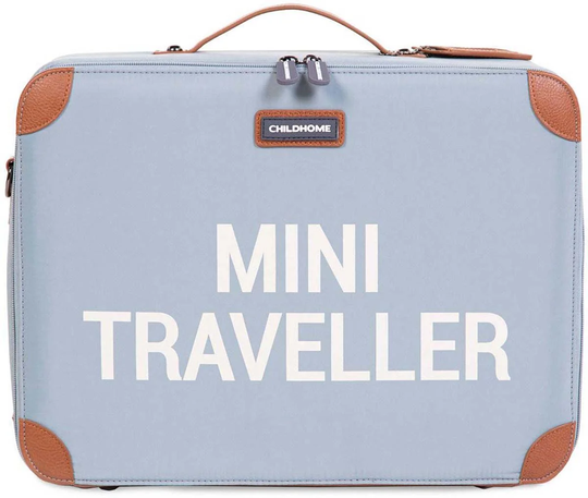 Childhome Mini Traveler Matkalaukku, Grey/Off White