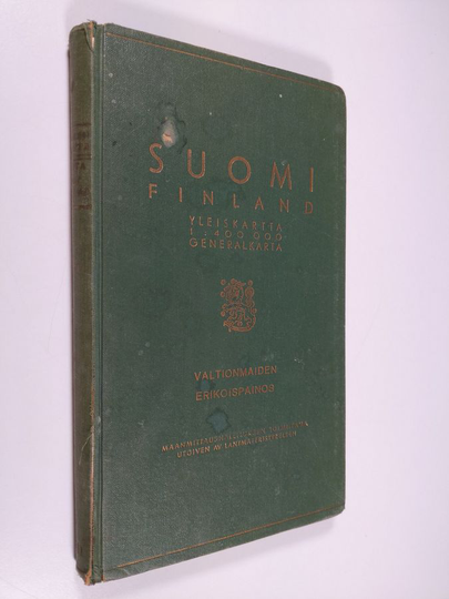 Suomi : yleiskartta 1 : 400 000 = Finland : generalkarta
