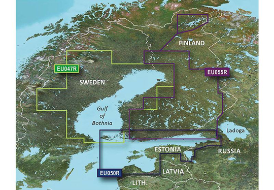 Garmin Gulf of Bothnia VEU047R - BlueChart g3 Vision mSD/SD, Kartat & Ohjelmistot