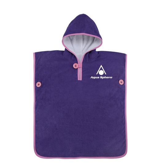 Aqua Sphere Baby poncho pyyhe violetti