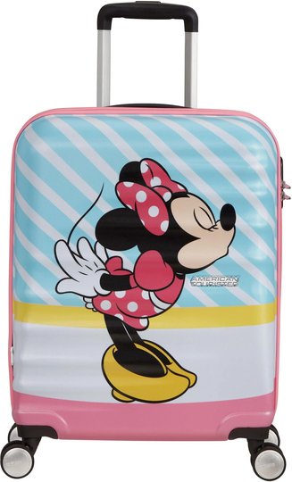 American Tourister Disney Spinner Matkalaukku 36L, Minnie Pink Kiss