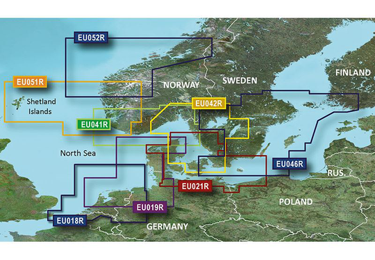 Garmin Baltic Sea East Coast microSD™/SD™-kortti: HXEU065R, Kartat & Ohjelmistot