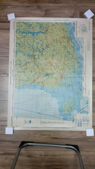 Ilmailukartta (2103 D) Helsinki ICAO 1:500000 = Aeronautical chart