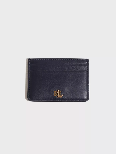 Lauren Ralph Lauren - Lompakot & Korttikotelot - Navy - Slim Card-Card Case-Small - Laukut