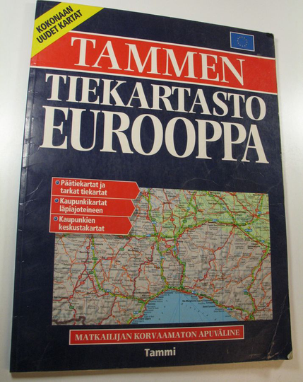 Tammen tiekartasto : Eurooppa