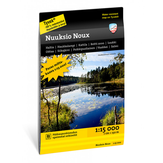 Calazo Nuuksio Noux 1:15.000 retkeilykartta