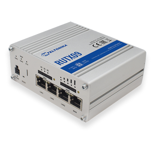 Teltonika LTE 4xGE-1000 Quad-core CPU 256MB RAM Dual Sim