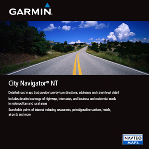 GARMIN CITY NAVIGATOR ALPIT & DACH. SAKSAN KIELISET MAAT MIKROSD
